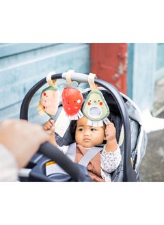 pearhead Stroller Toy Set of 3, Fruit  - Image 3