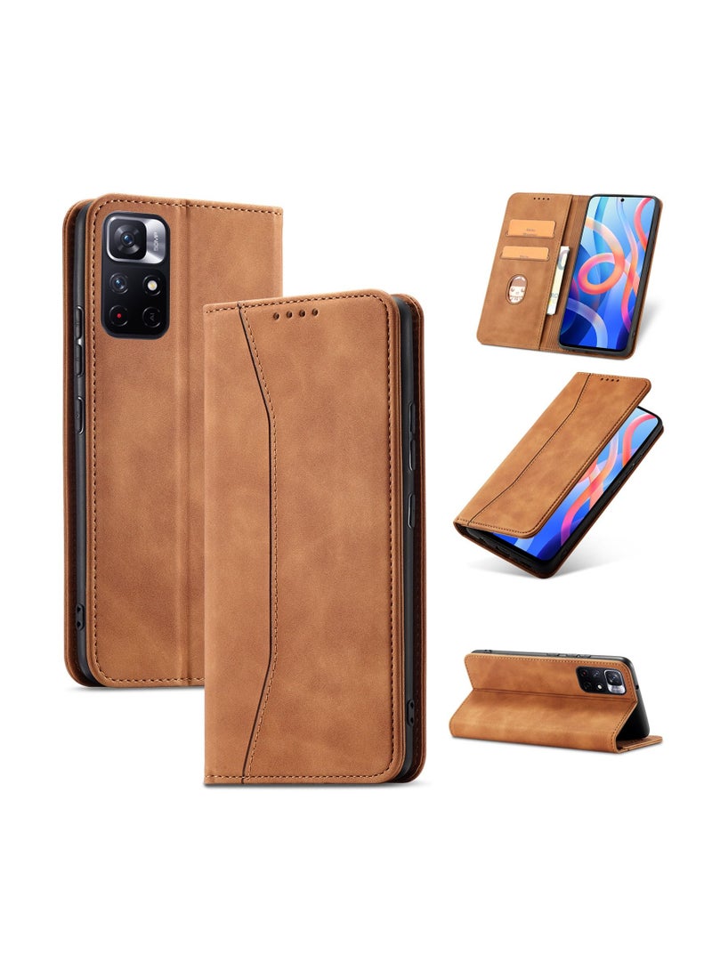 Loquat Suitable For Redmi/Xiaomi Solid Color Flip Cover - Image 1