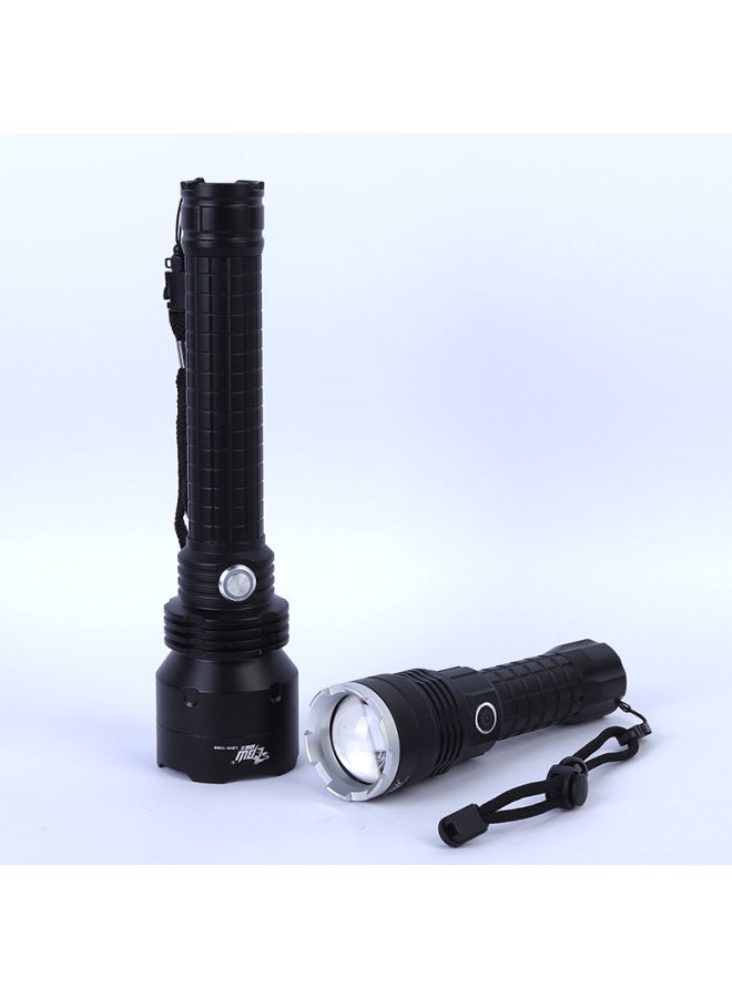 Aluminum Alloy High-Power Long-Lasting Outdoor Flashlight Powerful Illumination Portable Lighting Tool For Security And Rescue-Product Specifications:1809 - Image 5
