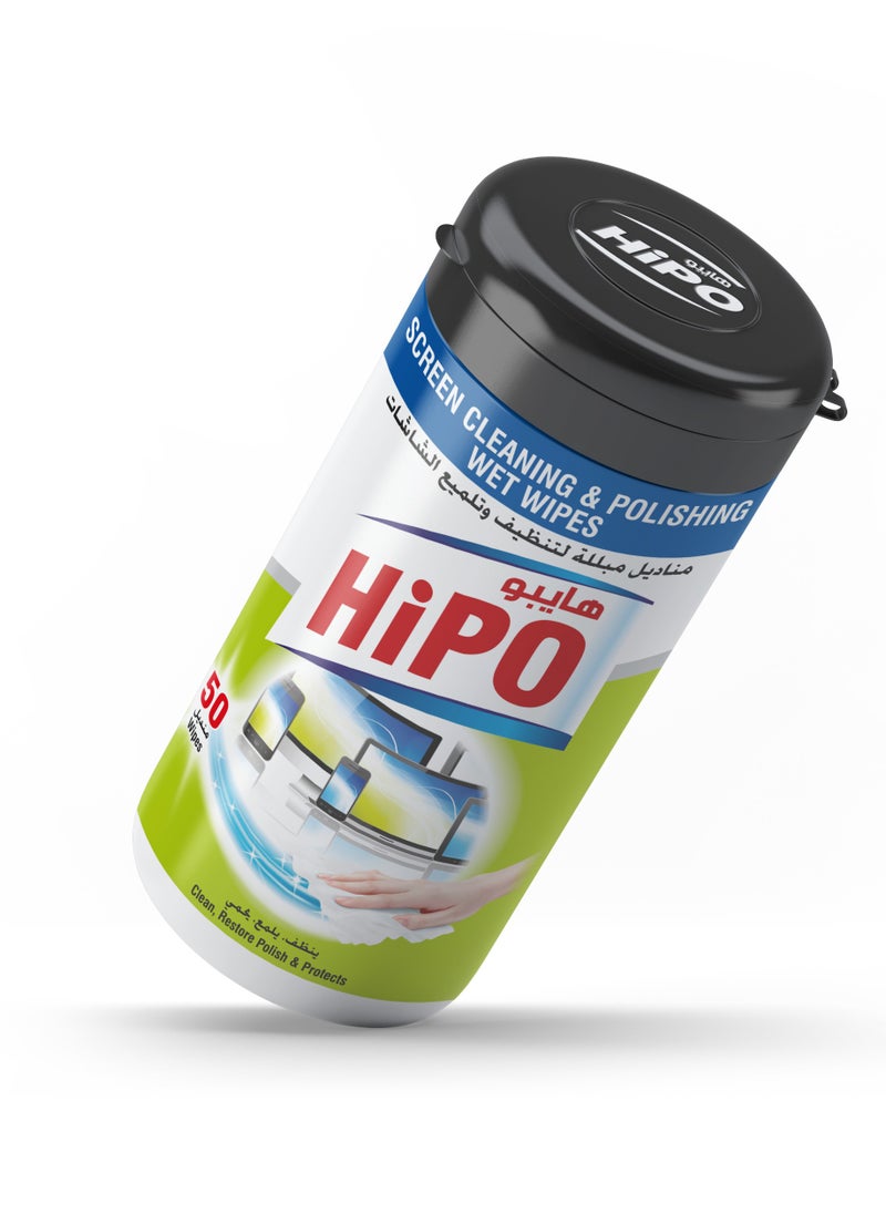 HIPO - HiPO Screen Cleaning & Polishing  Wet Wipes - Image 1