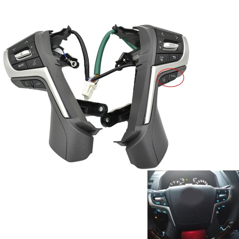 DEMULAX Steering Wheel Control Buttons for Toyota Land Cruiser - Image 4