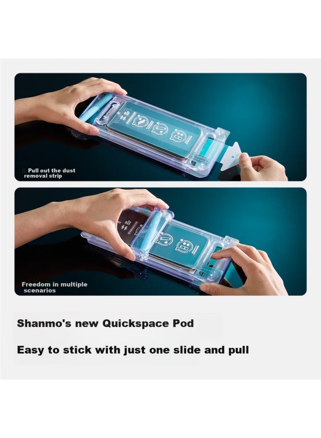 Smartdevil [3D Hot Bending Film + Roller Film Applicator] Tempered Glass Screen Protector For Iphone 16 Pro Max, High-Definition Anti-Fingerprint Dust-Free Film - Image 3