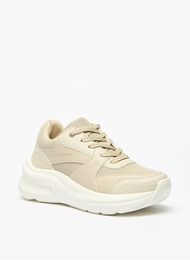 Flora Bella By Shoexpress Women Casual Lace-Up Low Ankle Sneakers