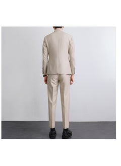KUYING New Casual Slim Fit Suit Two-Piece Set  - Image 3