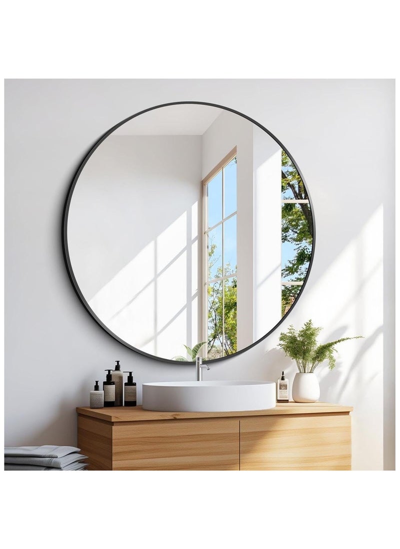 Generic Gold Metal Frame Wall Mirrors 70X70X3Cm Gold  - Image 5