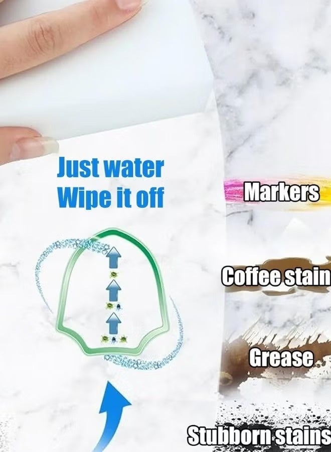 Magic Melamine Cleaning Sponge Eraser - Stain & Grease Remover with Just Water - Multipurpose Household Cleaner. - Image 5