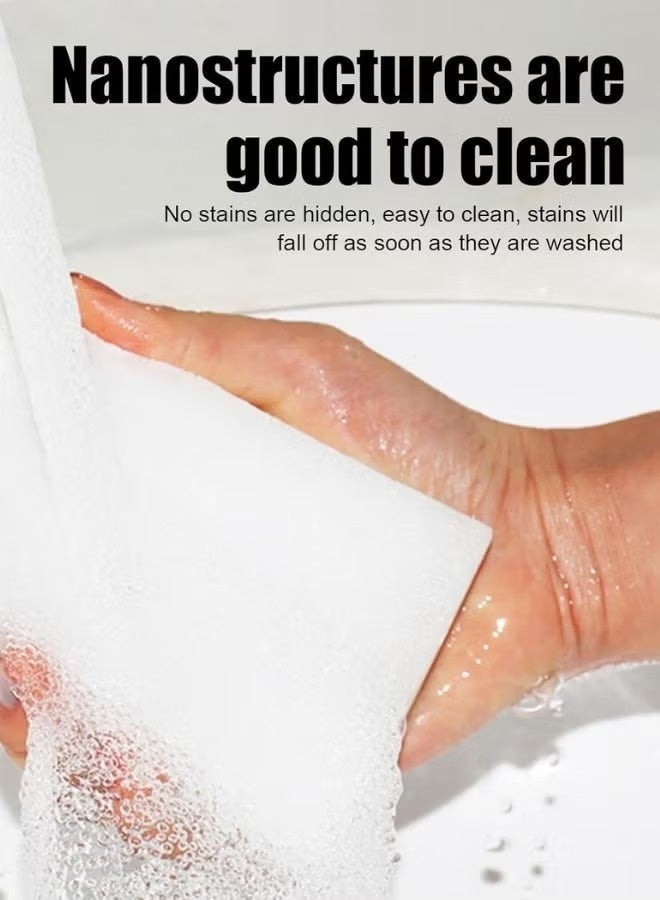 Magic Melamine Cleaning Sponge Eraser - Stain & Grease Remover with Just Water - Multipurpose Household Cleaner. - Image 4