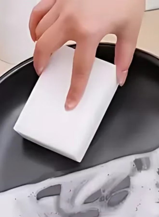 Magic Melamine Cleaning Sponge Eraser - Stain & Grease Remover with Just Water - Multipurpose Household Cleaner. - Image 1