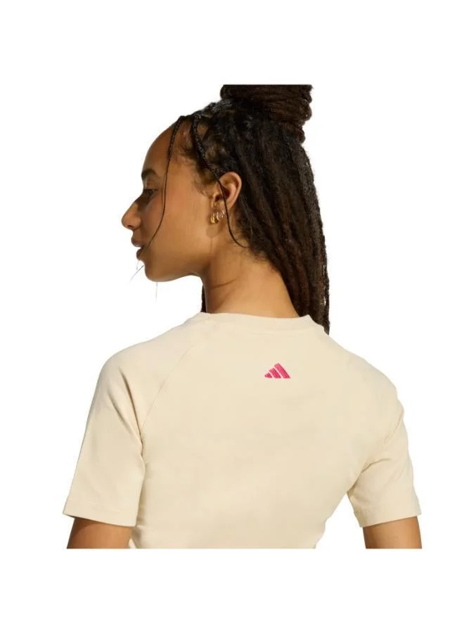 Adidas  ADIDAS x FARM RIO GRAPHIC CROPPED T-SHIRT for Women | Best Price UAE