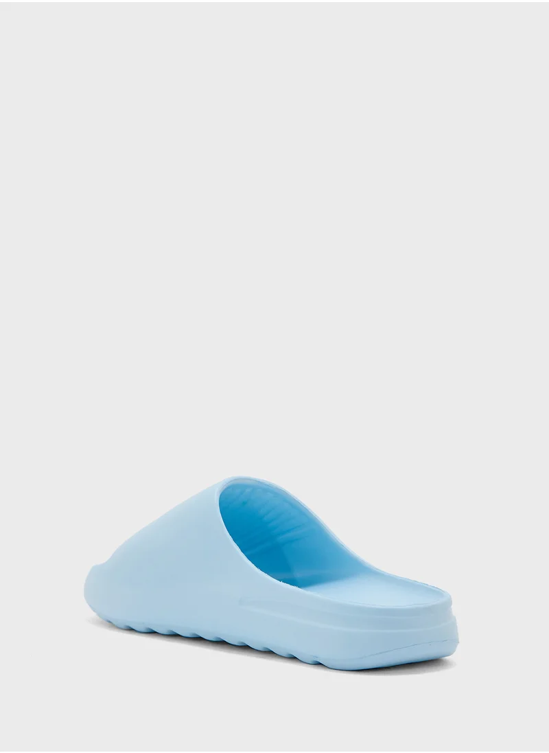Truffle Cleated Slip On Mules