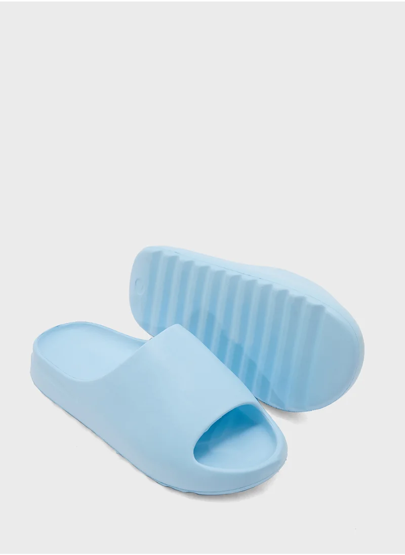 Truffle Cleated Slip On Mules