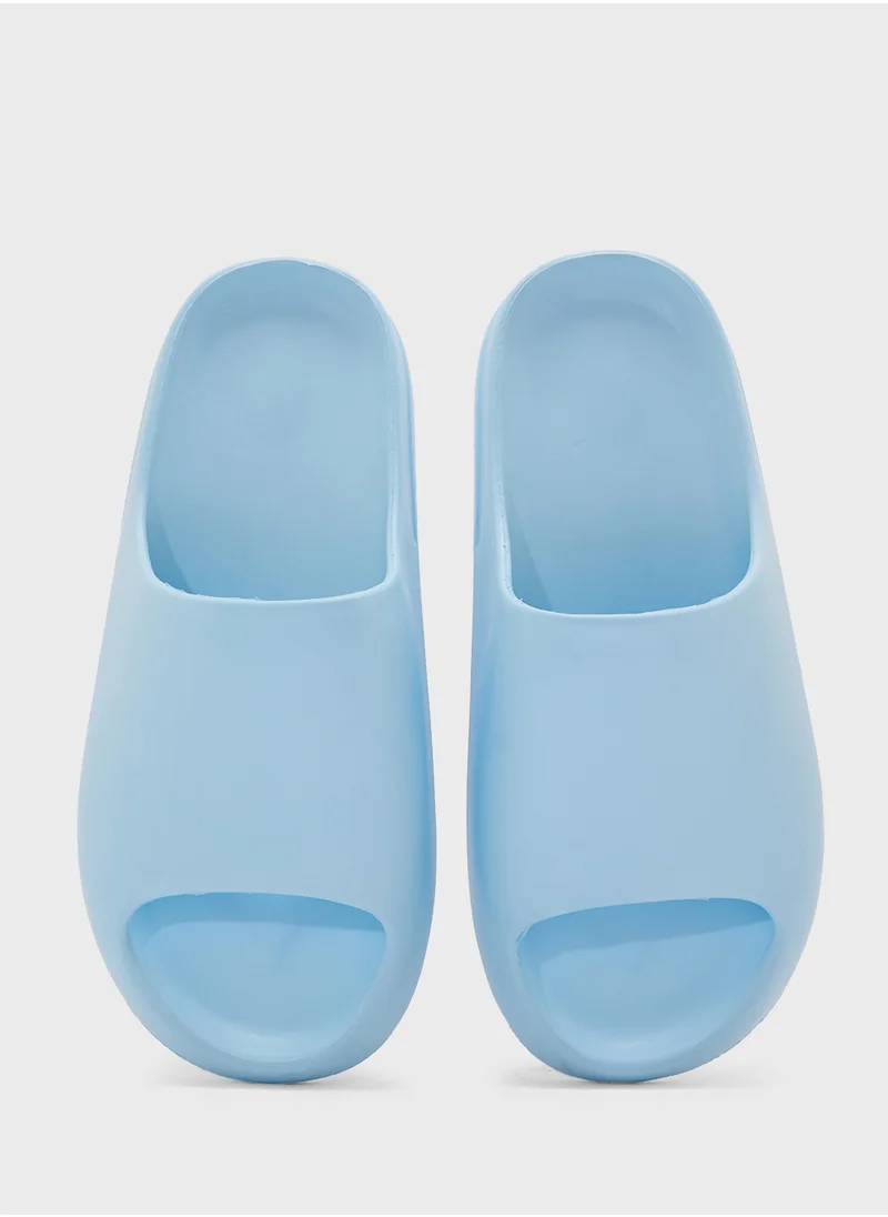 Truffle Cleated Slip On Mules