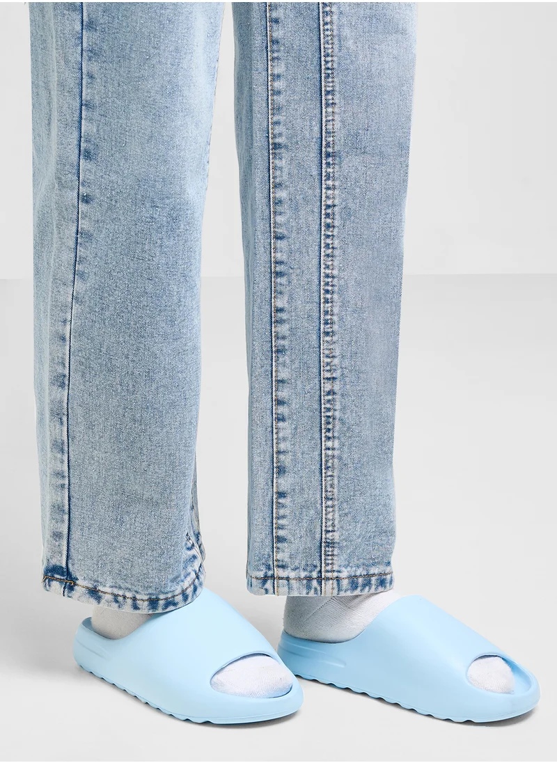 Truffle Cleated Slip On Mules