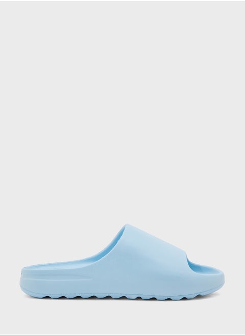 Cleated Slip On Mules