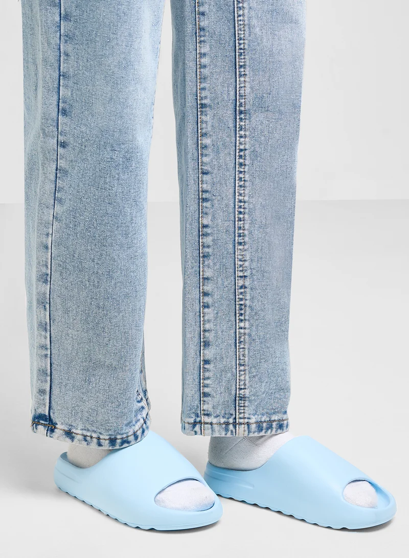 Truffle Cleated Slip On Mules