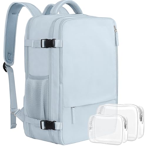 Sinaliy Large Expandable Travel Backpack for Men and Women, 17 Inch Laptop, Waterproof, Casual, College, Business, Hiking, Camping - Image 1