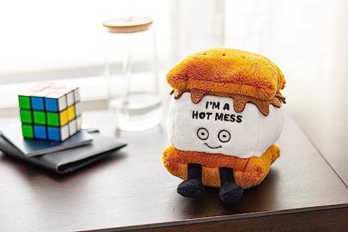 Punchkins SMores Plushie Im A Hot Mess Sassy Smores Plush Gift for Chocolate Lovers Food Plush Toy for Gifting - Image 5