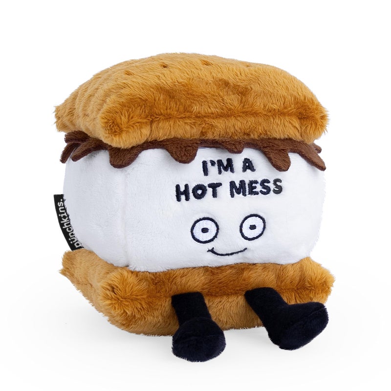 Punchkins SMores Plushie Im A Hot Mess Sassy Smores Plush Gift for Chocolate Lovers Food Plush Toy for Gifting - Image 3