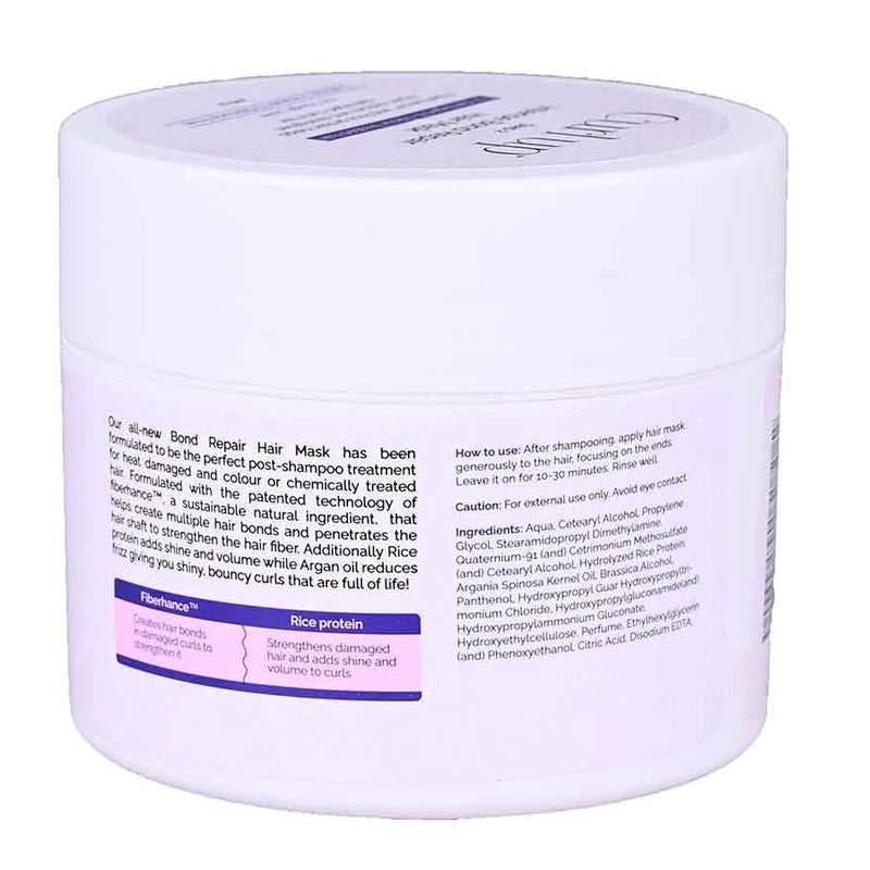 Curl up Refreshing (Raindrop) Intense Bond Repair Hair Mask | For Damaged And Colour Treated Frizzy, Wavy & Curly Hair, 200 millilitre - Image 4