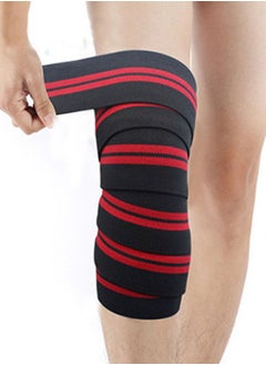 SHIWEI Extra Long Elastic Knee Wrap Compression Bandage Brace Support for Legs, Plantar Fasciitis Stabilising Ligaments Joint Pain for Men & Women, Knee Support for Basketball Running Tennis  - Image 1