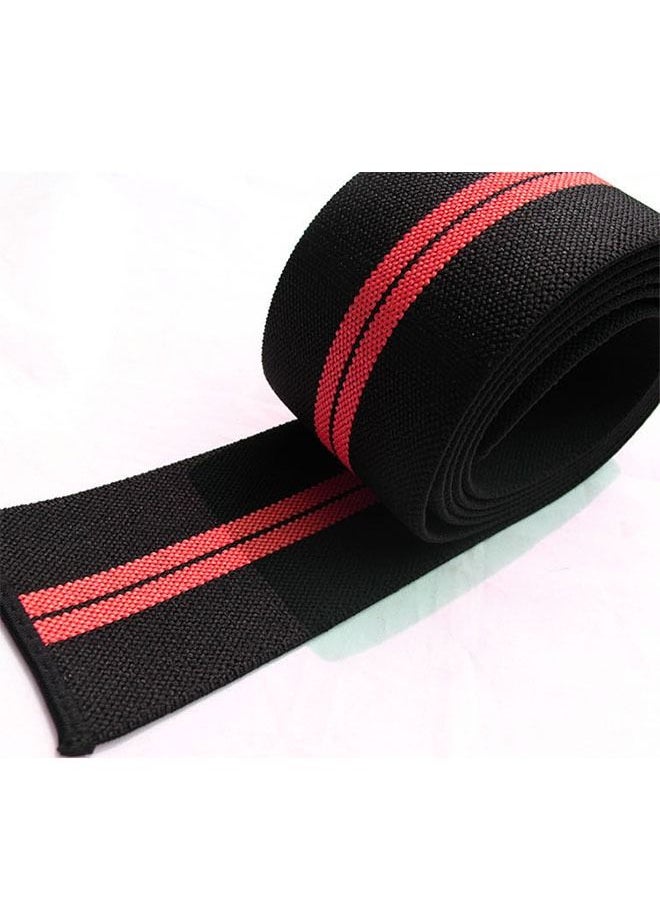 SHIWEI Extra Long Elastic Knee Wrap Compression Bandage Brace Support for Legs, Plantar Fasciitis Stabilising Ligaments Joint Pain for Men & Women, Knee Support for Basketball Running Tennis  - Image 4