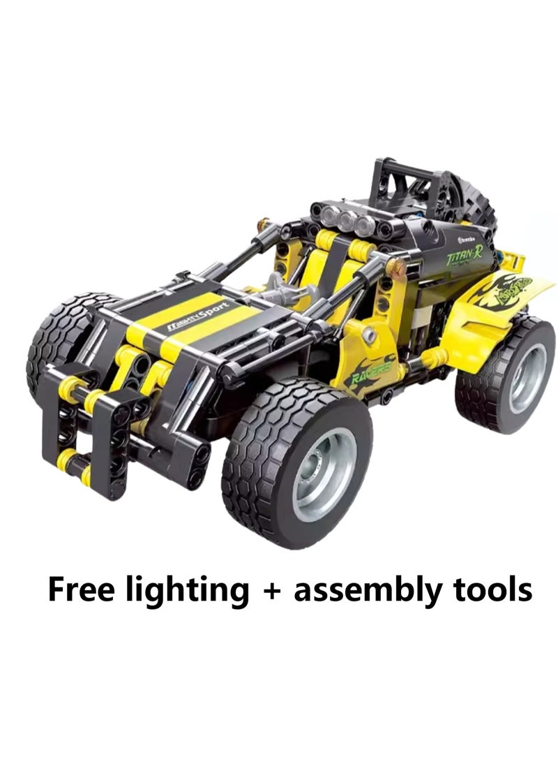 Educational Toys And Small Particle Assembly Building Blocks Car Model Assembly Toys(Rally car) - Image 2