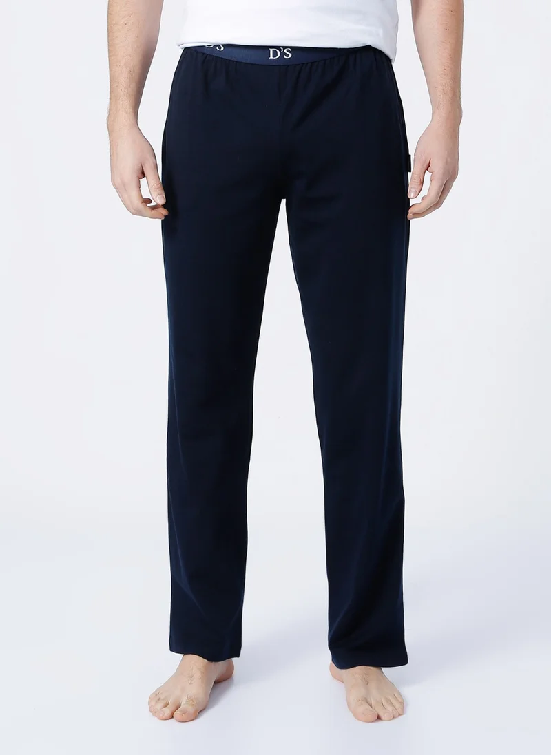 D'S DAMAT D'S Groom Normal Waist Navy Blue Men's Pajama Bottom
