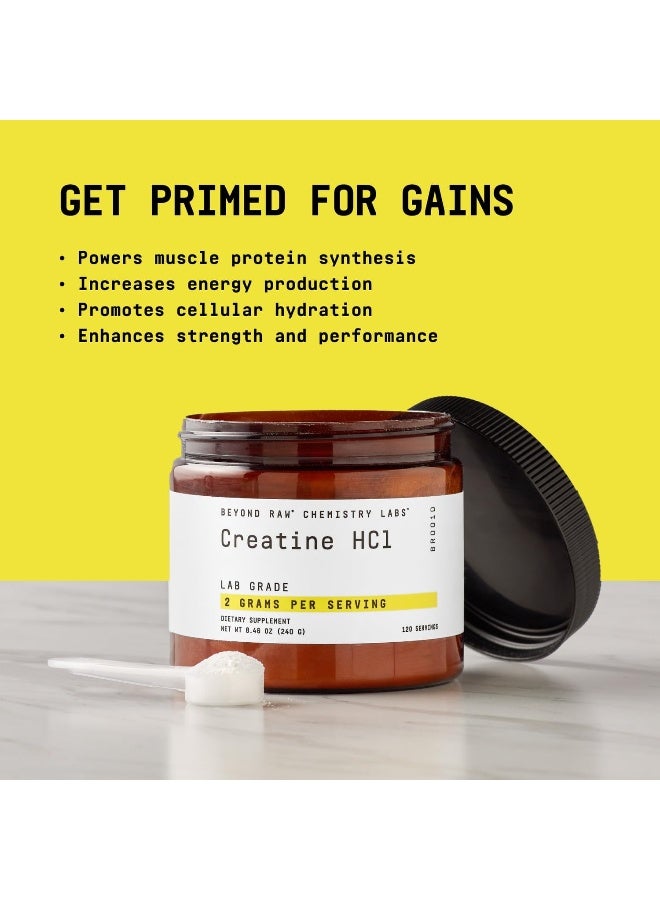 BEYOND RAW Chemistry Labs Creatine HCL - Image 4