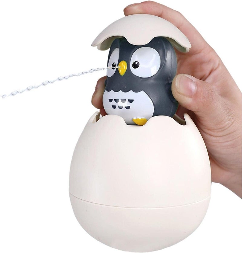 woobles Bath Toys | Owl Hatching Egg Bath Toys for Toddlers 1-3 Years Old - Image 1