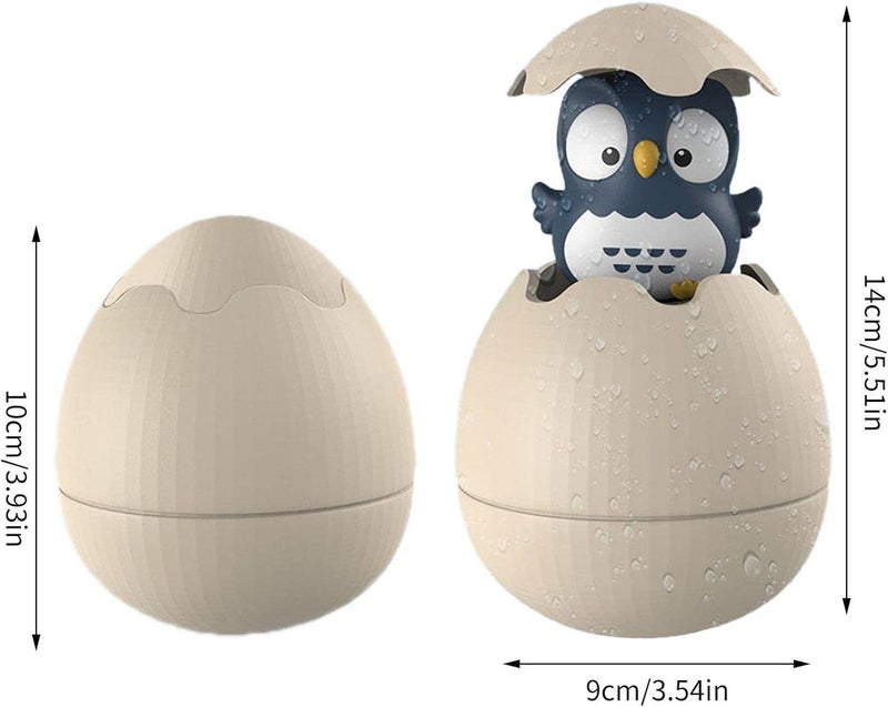 woobles Bath Toys | Owl Hatching Egg Bath Toys for Toddlers 1-3 Years Old - Image 4