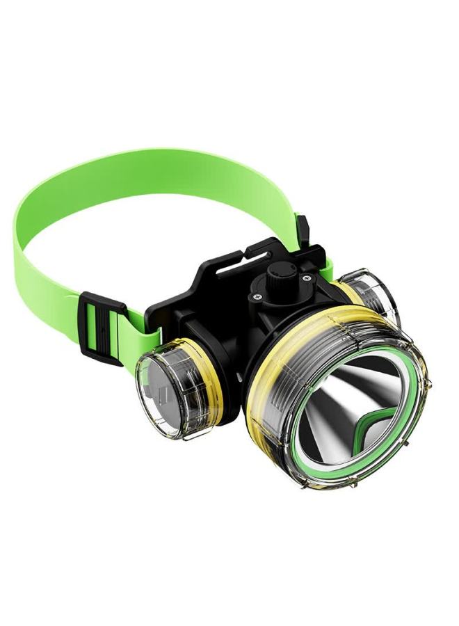 Guangming General Bright Professional Ipx8 Waterproof Rechargeable Headlamp Head-mounted Super Bright Long-range Diving Headlight Ultra-long Battery Life For Sea Fishing