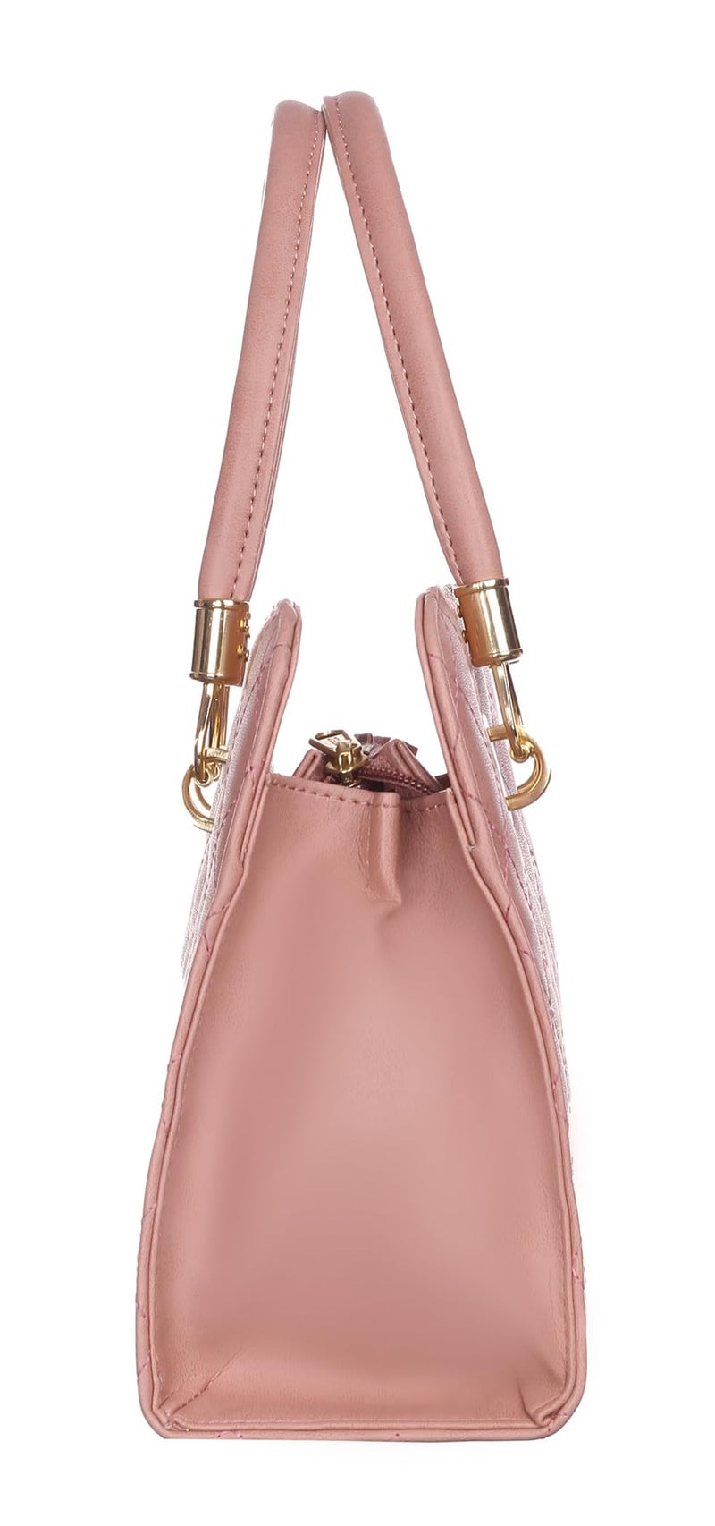 Keywest Women's Diamond Satchel Tote Handbag for Women | Ladies purse | Stylish Shoulder Bag | Gift For Woman | Light Pink - Image 3