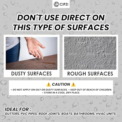 CIPZI Strong Waterproof Tape Seal Repair Tape Super Strong Adhesive Aluminium Tape to instantly Stop Permanent Leakage of Roof Leaks Surface Crack Water tank - Image 5
