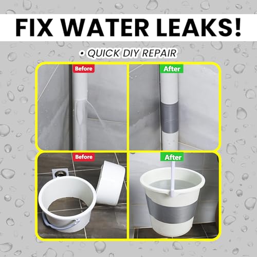 CIPZI Strong Waterproof Tape Seal Repair Tape Super Strong Adhesive Aluminium Tape to instantly Stop Permanent Leakage of Roof Leaks Surface Crack Water tank - Image 2