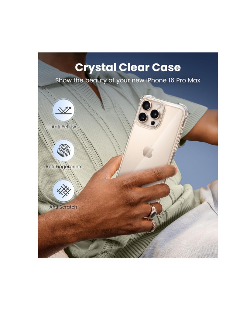 Generic - Clear Case for iPhone 16 Pro Max 6.9" Transparent Phone Cover Shockproof Protective - Image 1