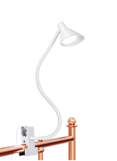 LOOPITYS Reading Light, USB Clamp Lamp for Child Reading Book in Bed at Night, LED Small Desk Lamp with Adjustable Gooseneck Clip on Beside Table for Studying Working Drafting Sewing  - Image 1