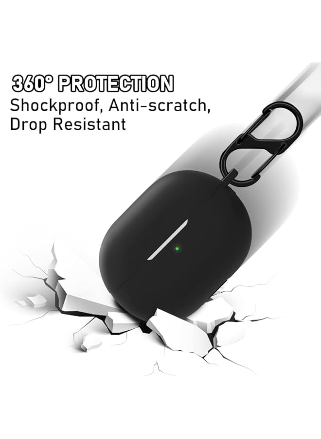 erorex Case For Huawei Freebuds Pro 3 Soft Silicone Case Skin Cover For Freebuds Pro 3 With Keychain And Earbuds Cleaning Tools Shockproof Anti Scratch Protective Case For Freebuds Pro 3 - Image 2