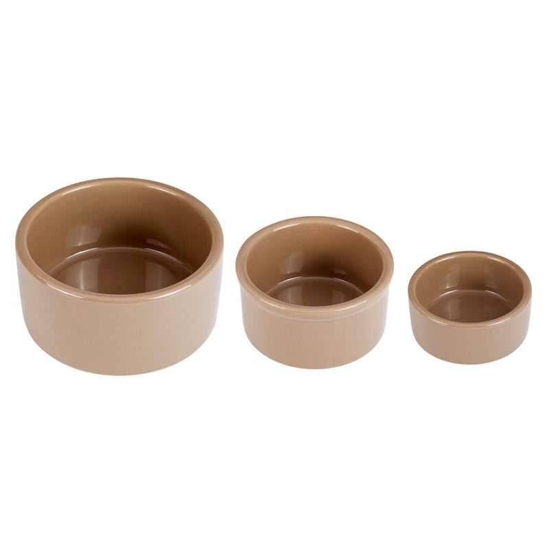 Kaytee Stoneware Ceramic Pet Hamster Bowl, Brown, 3-Inch - Image 2