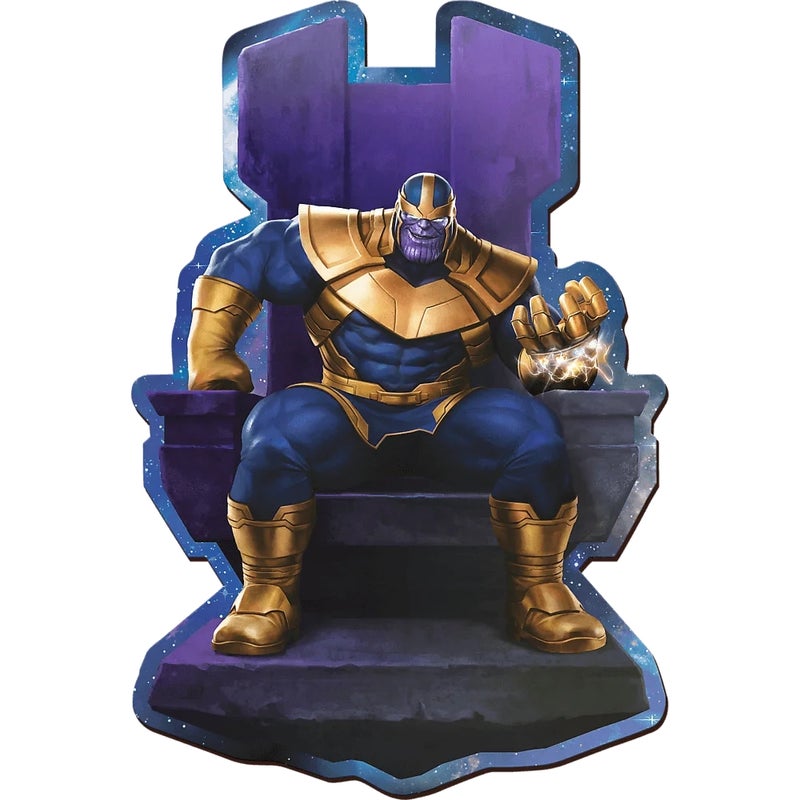Trefl - Marvel Avengers Thanos on Throne Wooden Shaped Puzzle 160 Pieces - 20184 - Image 2