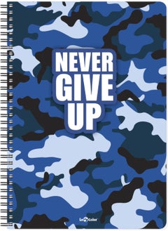 Le Color 4-Piece School Notebook Set A5 2 Helmet 2 Never Striped 200 Pages  - Image 3