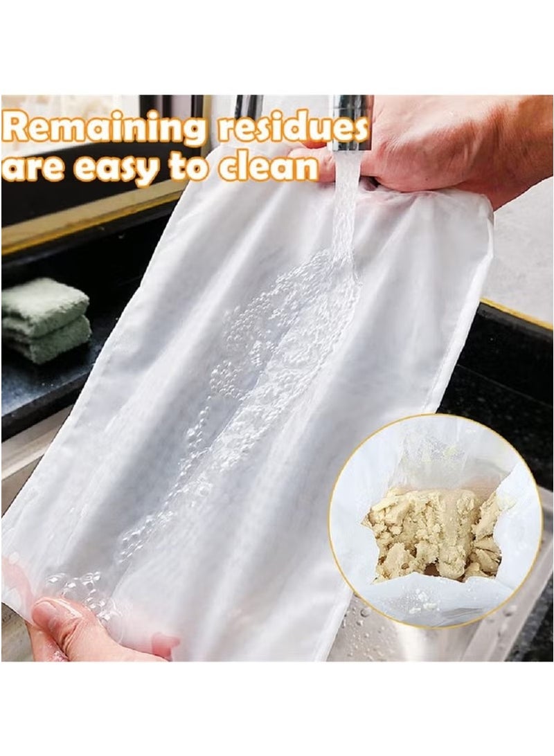 يوجي 4 قطع أكياس تصفية حليب الصويا من الدرجة الغذائية كيس تصفية عصير الخضروات - Image 5