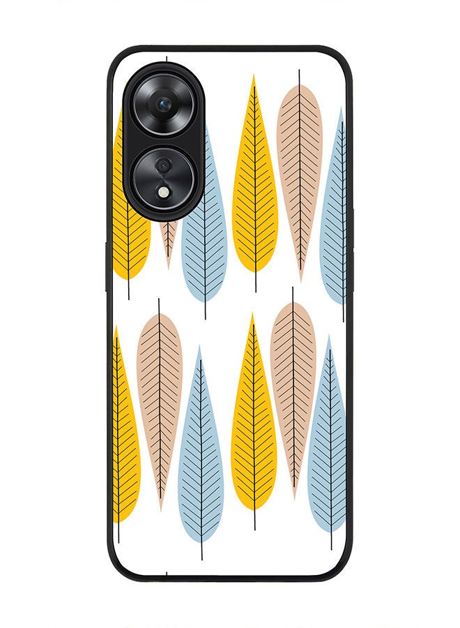 Stylizedd Rugged Black edge case for Oppo A78 5G / Oppo A58 5G Slim fit Soft Case Flexible Rubber Edges Anti Drop TPU Gel Thin Cover -  North Fall - Image 1