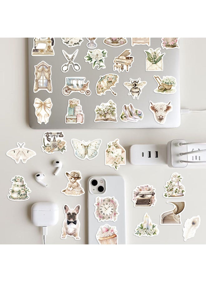 قوس قزح أورينبو 50 قطعة من الملصقات الجميلة العتيقة البيضاء، ملصقات فينيل مقاومة للماء، مثالية للأطفال والمراهقين، وزجاجة الماء، وحقيبة السفر، والهاتف، ولوح التزلج، والجيتار، وكوب الماء، والدراجة، والكمبيوتر المحمول، ودفتر القصاصات - Image 4