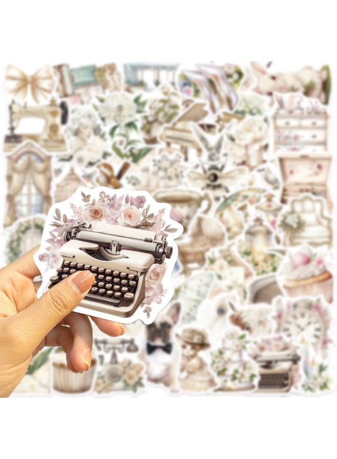 قوس قزح أورينبو 50 قطعة من الملصقات الجميلة العتيقة البيضاء، ملصقات فينيل مقاومة للماء، مثالية للأطفال والمراهقين، وزجاجة الماء، وحقيبة السفر، والهاتف، ولوح التزلج، والجيتار، وكوب الماء، والدراجة، والكمبيوتر المحمول، ودفتر القصاصات - Image 5