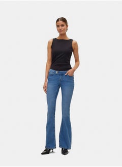 VERO MODA Vmsigi Lr Db Button Sk Flar Jeans Vi3395  - Image 1