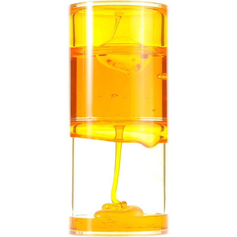 PowerTRC Liquid Motion Bubbler Timer Fidget Desk Calming and Soothing Toy Sensory Visual Toy Beautiful Ooze Tube Yellow - Image 3