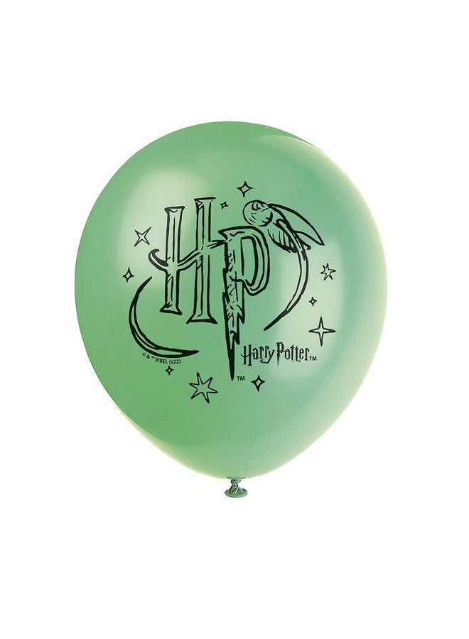 Unique Harry Potter Assorted Colors Latex Balloons (Pack of 8) - 12" | Magical Party Decorations - Perfect for Birthdays & Theme Parties - Image 3