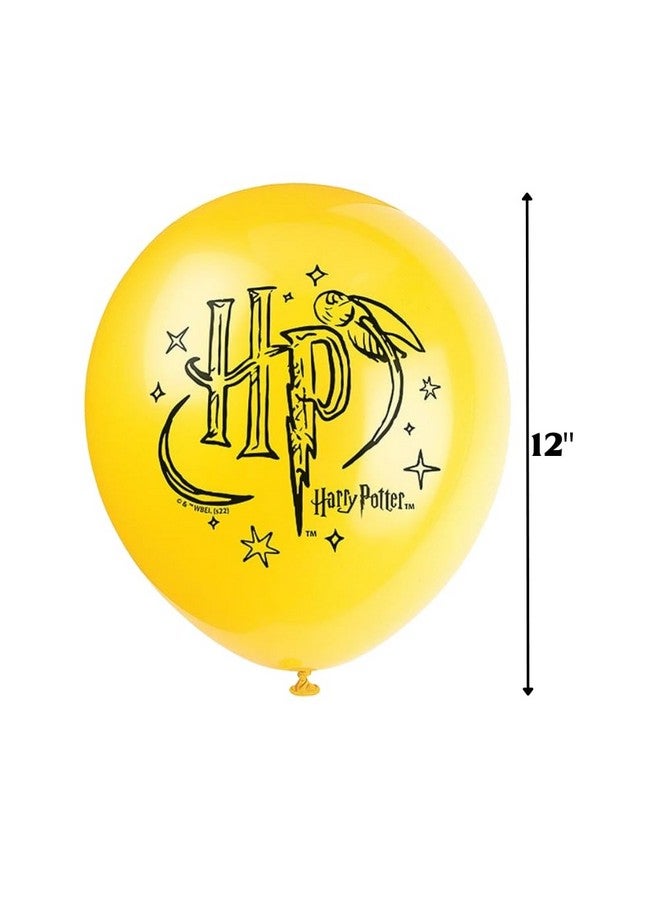 Unique Harry Potter Assorted Colors Latex Balloons (Pack of 8) - 12" | Magical Party Decorations - Perfect for Birthdays & Theme Parties - Image 2