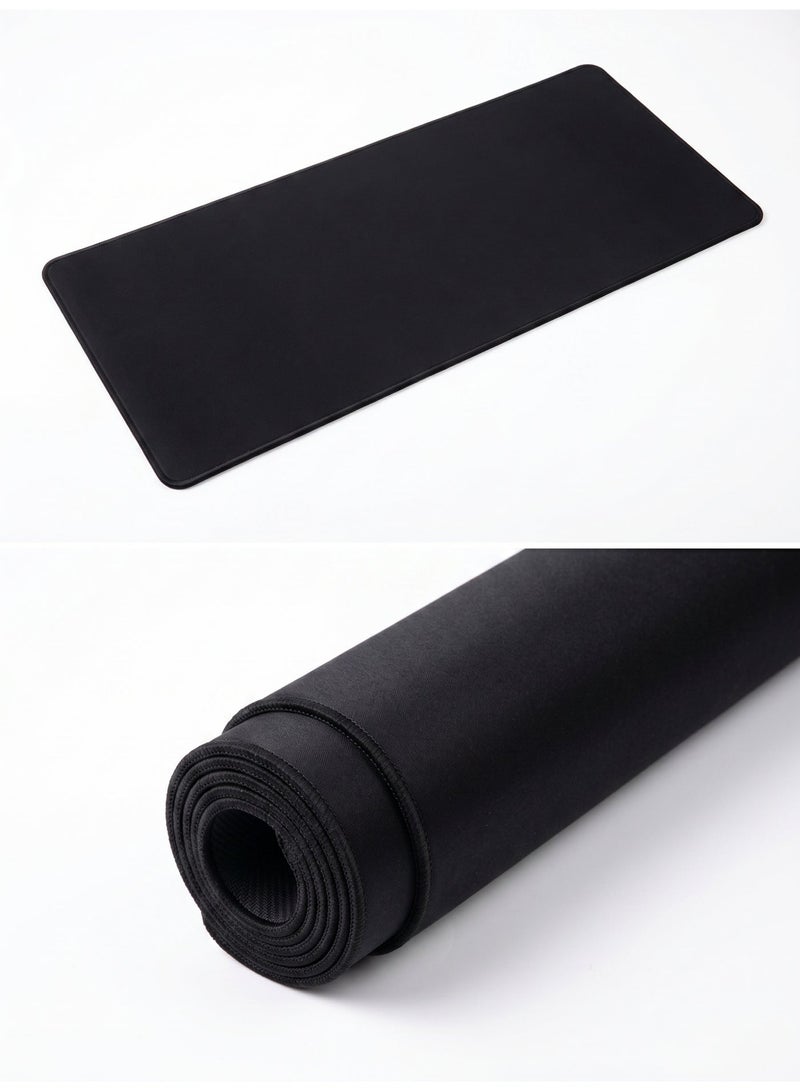 Hirospace Large-sized gaming mouse pad, long mouse pad, extended fabric mouse pad/desk pad, mouse pad/desk pad with sewn edges, suitable for gamers, offices, and home use, 800x300x3 mm. - Image 2