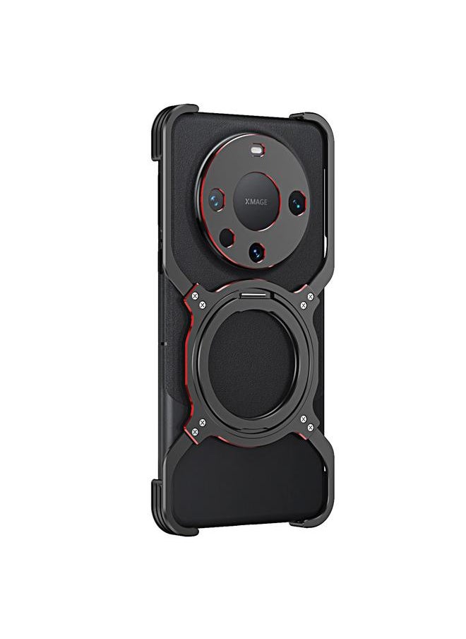 Zaboon - Case For Huawei Mate 60 Pro Mechanical Arm Borderless MagSafe Holder Metal Phone Case - Image 1